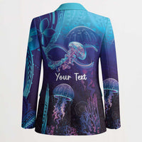 Polynesia Jellyfish Memorial Personalised Blazer Infinity Jellies Polynesian Pattern