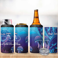 Polynesia Jellyfish Memorial Personalised 4 in 1 Can Cooler Tumbler Infinity Jellies Polynesian Pattern LT14 - Polynesian Pride