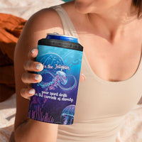 Polynesia Jellyfish Memorial Personalised 4 in 1 Can Cooler Tumbler Infinity Jellies Polynesian Pattern LT14 - Polynesian Pride