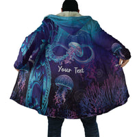 Polynesia Jellyfish Memorial Personalised Cloak Infinity Jellies Polynesian Pattern LT14 - Polynesian Pride