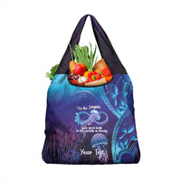 Polynesia Jellyfish Memorial Personalised Grocery Bag Infinity Jellies Polynesian Pattern LT14 1-pack One Size Purple - Polynesian Pride