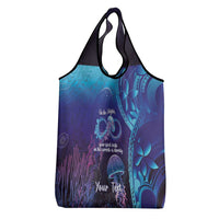 Polynesia Jellyfish Memorial Personalised Grocery Bag Infinity Jellies Polynesian Pattern LT14 - Polynesian Pride