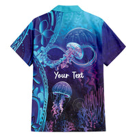 Polynesia Jellyfish Memorial Personalised Hawaiian Shirt Infinity Jellies Polynesian Pattern LT14 - Polynesian Pride