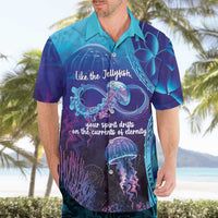 Polynesia Jellyfish Memorial Personalised Hawaiian Shirt Infinity Jellies Polynesian Pattern LT14 - Polynesian Pride