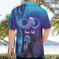 Polynesia Jellyfish Memorial Personalised Hawaiian Shirt Infinity Jellies Polynesian Pattern LT14 - Polynesian Pride