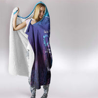 Polynesia Jellyfish Memorial Personalised Hooded Blanket Infinity Jellies Polynesian Pattern LT14 - Polynesian Pride