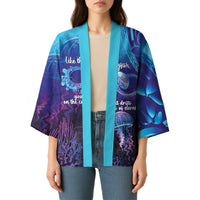 Polynesia Jellyfish Memorial Personalised Kimono Infinity Jellies Polynesian Pattern LT14 - Polynesian Pride