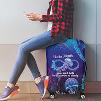 Polynesia Jellyfish Memorial Personalised Luggage Cover Infinity Jellies Polynesian Pattern LT14 - Polynesian Pride