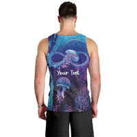 Polynesia Jellyfish Memorial Personalised Men Tank Top Infinity Jellies Polynesian Pattern LT14 - Polynesian Pride
