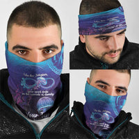 Polynesia Jellyfish Memorial Personalised Neck Gaiter Infinity Jellies Polynesian Pattern LT14 - Polynesian Pride