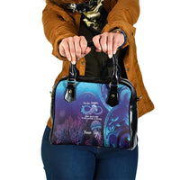 Polynesia Jellyfish Memorial Personalised Shoulder Handbag Infinity Jellies Polynesian Pattern LT14 One Size Purple - Polynesian Pride