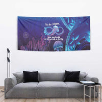 Polynesia Jellyfish Memorial Personalised Tapestry Infinity Jellies Polynesian Pattern LT14 - Polynesian Pride