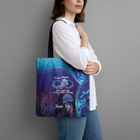 Polynesia Jellyfish Memorial Personalised Tote Bag Infinity Jellies Polynesian Pattern LT14 - Polynesian Pride