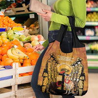 Australia And New Zealand ANZAC Grocery Bag Aussie Kangaroo With Aotearoa Kiwi Lest We Forget LT14 - Polynesian Pride