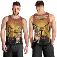 Australia And New Zealand ANZAC Men Tank Top Aussie Kangaroo With Aotearoa Kiwi Lest We Forget LT14 - Polynesian Pride