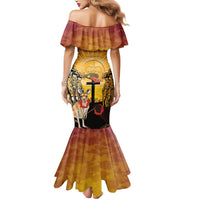 Australia And New Zealand ANZAC Mermaid Dress Aussie Kangaroo With Aotearoa Kiwi Lest We Forget LT14 - Polynesian Pride
