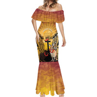 Australia And New Zealand ANZAC Mermaid Dress Aussie Kangaroo With Aotearoa Kiwi Lest We Forget LT14 - Polynesian Pride