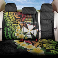 Wallis and Futuna Victory Day Back Car Seat Cover Liberty Equality Fraternity Polynesian Plumeria