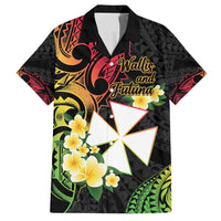 Wallis and Futuna Victory Day Family Matching Puletasi and Hawaiian Shirt Liberty Equality Fraternity Polynesian Plumeria
