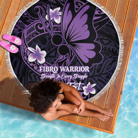 Personalised Fibromyalgia Awareness Month Beach Blanket Fibro Warrior Strength In Every Struggle LT14 - Polynesian Pride