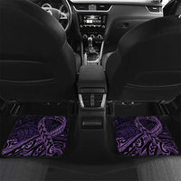 Personalised Fibromyalgia Awareness Month Car Mats Fibro Warrior Strength In Every Struggle LT14 Set 2pcs - Back Purple - Polynesian Pride