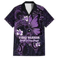 Personalised Fibromyalgia Awareness Month Family Matching Short Sleeve Bodycon Dress and Hawaiian Shirt Fibro Warrior Strength In Every Struggle