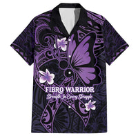 Personalised Fibromyalgia Awareness Month Family Matching Summer Maxi Dress and Hawaiian Shirt Fibro Warrior Strength In Every Struggle