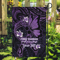 Personalised Fibromyalgia Awareness Month Garden Flag Fibro Warrior Strength In Every Struggle LT14 Garden Flag Purple - Polynesian Pride