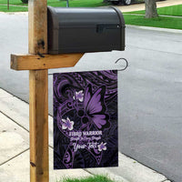 Personalised Fibromyalgia Awareness Month Garden Flag Fibro Warrior Strength In Every Struggle LT14 - Polynesian Pride