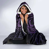 Personalised Fibromyalgia Awareness Month Hooded Blanket Fibro Warrior Strength In Every Struggle LT14 - Polynesian Pride