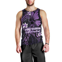 Personalised Fibromyalgia Awareness Month Men Tank Top Fibro Warrior Strength In Every Struggle LT14 - Polynesian Pride