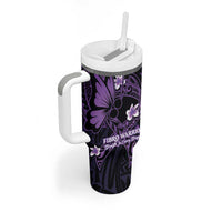 Personalised Fibromyalgia Awareness Month Tumbler With Handle Fibro Warrior Strength In Every Struggle