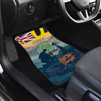 Niue ANZAC Day Car Mats We Will Remember Them Camouflage Style LT14 - Polynesian Pride