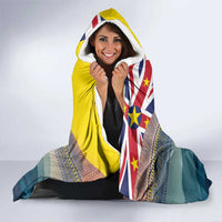 Niue ANZAC Day Hooded Blanket We Will Remember Them Camouflage Style LT14 - Polynesian Pride