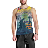 Niue ANZAC Day Men Tank Top We Will Remember Them Camouflage Style