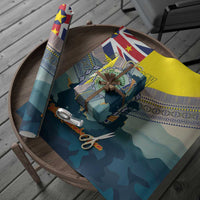 Niue ANZAC Day Wrapping Paper We Will Remember Them Camouflage Style - Polynesian Pride