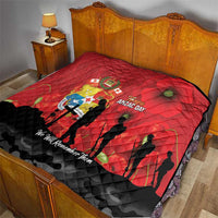 Tonga ANZAC Day Quilt Ngatu Pattern We Will Remember Them