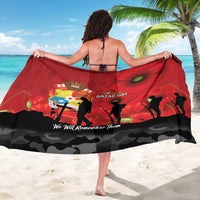 Tonga ANZAC Day Sarong Ngatu Pattern We Will Remember Them
