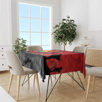 Tonga ANZAC Day Tablecloth Ngatu Pattern We Will Remember Them LT14 - Polynesian Pride