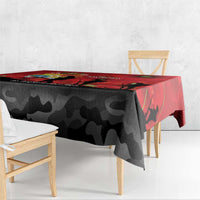 Tonga ANZAC Day Tablecloth Ngatu Pattern We Will Remember Them LT14 - Polynesian Pride