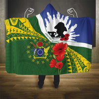 Cook Islands ANZAC Day Hooded Blanket Last Post Lest We Forget LT14 - Polynesian Pride