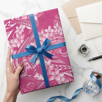 Pink Polynesia Hammerhead Shark Tattoo With Plumeria Lei Wrapping Paper LT14 - Polynesian Pride