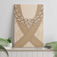 Mauri Ribaberiki Kiribati Canvas Wall Art Cowrie Shells Lei Palm Leaf Weaving