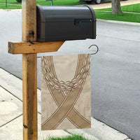 Mauri Ribaberiki Kiribati Garden Flag Cowrie Shells Lei Palm Leaf Weaving