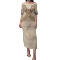 Mauri Ribaberiki Kiribati Puletasi Cowrie Shells Lei Palm Leaf Weaving