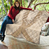 Mauri Ribaberiki Kiribati Quilt Cowrie Shells Lei Palm Leaf Weaving