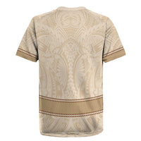 Mauri Ribaberiki Kiribati Rugby Jersey Cowrie Shells Lei Palm Leaf Weaving