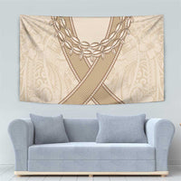 Mauri Ribaberiki Kiribati Tapestry Cowrie Shells Lei Palm Leaf Weaving