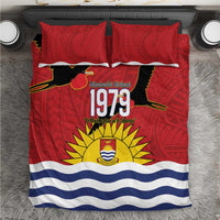 Mauri Kiribati Independence Day Bedding Set 1979 Proud National Frigatebird