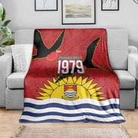 Mauri Kiribati Independence Day Blanket 1979 Proud National Frigatebird